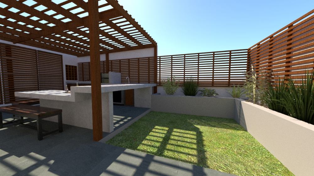 Terraza moderna